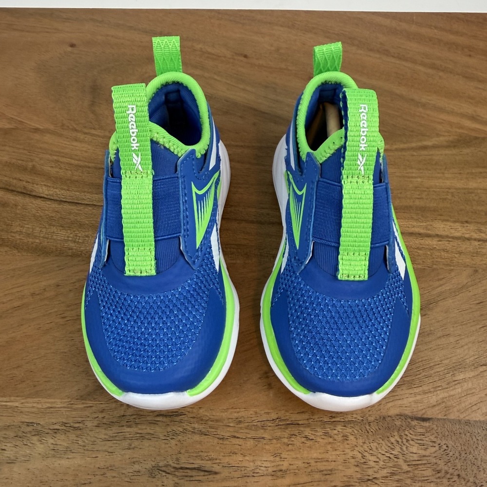 New Little Kids Reebok Lite Spinner Blue Comfort Casual Sneakers Size 5 C NIB - Picture 4 of 8
